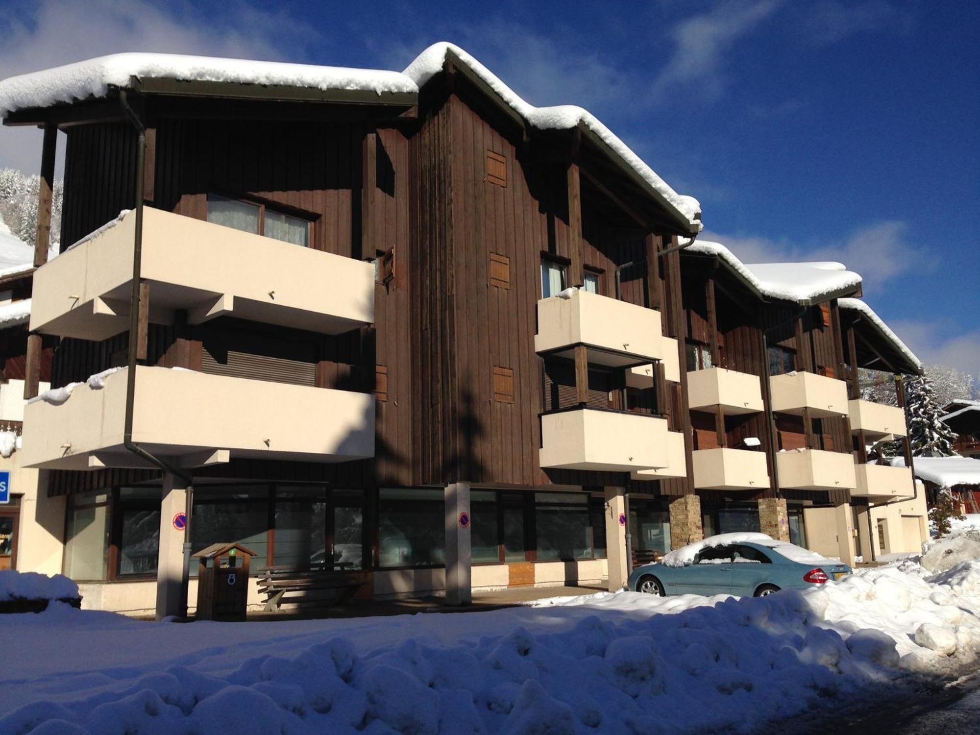 Duplex 3 Pieces Aux Gets, Proche Pistes Avec Parking Et Wifi - Fr-1-598-23 Apartment Les Gets Exterior foto