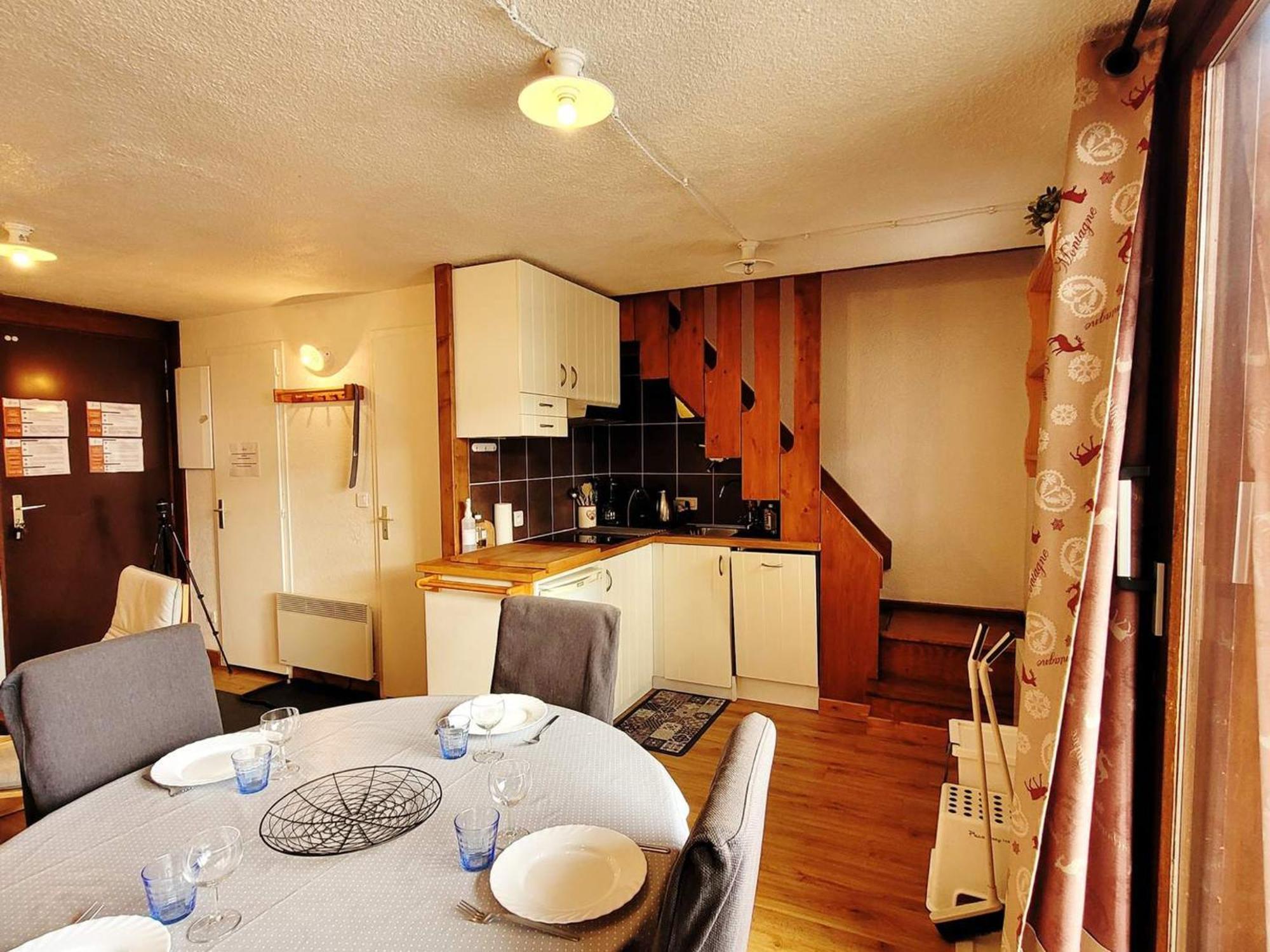 Duplex 3 Pieces Aux Gets, Proche Pistes Avec Parking Et Wifi - Fr-1-598-23 Apartment Les Gets Exterior foto
